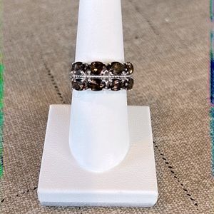 Sterling Silver Smoky Quartz Ring